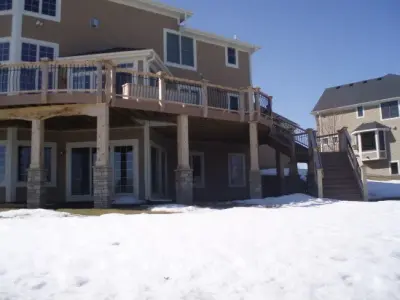Medina Arching Deck — Deck Building & Repair project by Schonhardt And Sons Home Improvements