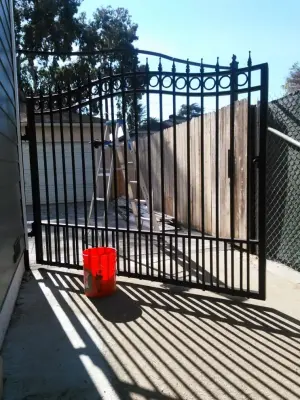 Metal Barriers and Entrances — Deck Building & Repair project by Turtle Woodworks