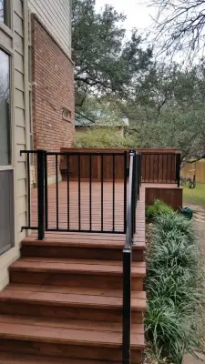 Metal Railing by San Antonio Stain Inc