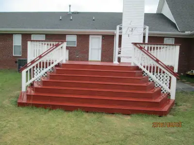 Ms. Taylor's updated Deck — Deck Building & Repair project by S&J Specialty Builders