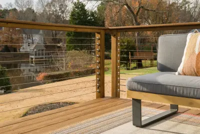 Contemporary Open Veranda and Deck — Deck Building & Repair project by Atlanta Decking & Fence Co., Inc.