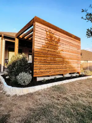 Contemporary Pergola — Deck Building & Repair project by Georgetown Fence & Deck