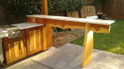 Modesto outdoor grilling space — Deck Building & Repair project by Diamond K Woodworks LLC