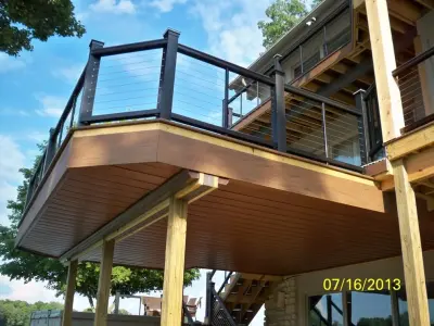 Morse Lake Patio — Deck Building & Repair project by BackYard Living - Indy