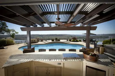 Automated Pergolas — Deck Building & Repair project by Queen City Fireplace & Outdoor Living