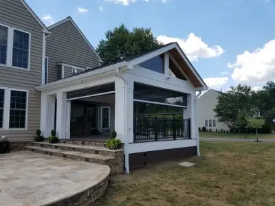 Motorized Recessed Screens - Craig Sundecks — Deck Building & Repair project by Tri-State Retractable Screens