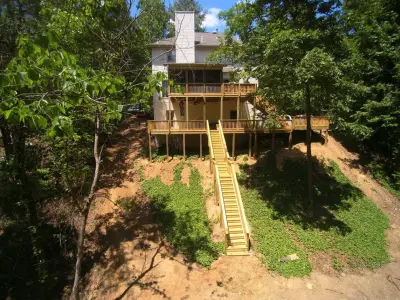 Mountain Brook, AL, Doubledecker and Eze Breeze Porch Extension — Deck Building & Repair project by Archadeck Of Birmingham