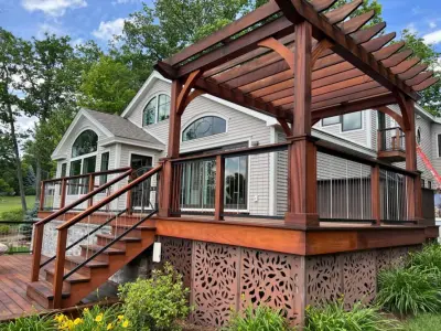 Multi-Level Lakehouse — Deck Building & Repair project by Deck Teck
