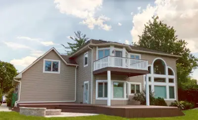 Glenview, IL Multi-tiered Timbertech Deck and Patio — Deck Building & Repair project by Archadeck Of Chicagoland