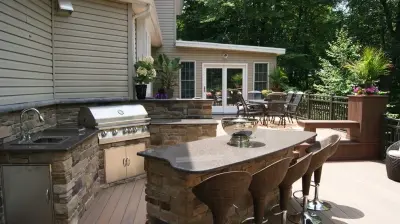2014 National Award for Luxury Outdoor Living Deck in Denville, NJ — Deck Building & Repair project by Deck Remodelers.com