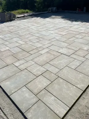 Fresh Hardscape Development — Deck Building & Repair project by American Stone & Timber, LLC