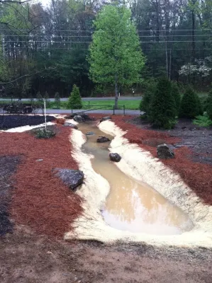 Rain Gardens — Landscape Construction project by Snow Creek Landscaping, LLC