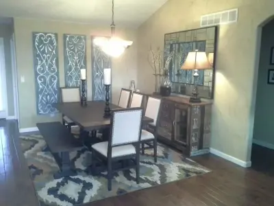 Rustic Urban Dining Space — Interior Design & Decorating project by Susan Knox For Ethan Allen Peoria, IL