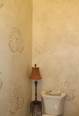 Vanguard Design Studio 2014 - Loudon House Unit I Powder Room — Interior Design & Decorating project by Starlily Design Studio LLC