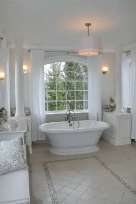 Vanguard Designer Showhouse 2016 Primary Bathroom — Interior Design & Decorating project by Starlily Design Studio LLC