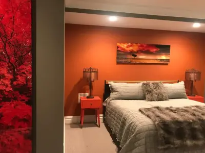 Lively guest room — Interior Design & Decorating project by JSE Interiors