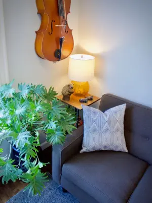 Lakeview Retro Condo Renovation — Interior Design & Decorating project by Collected Spaces, LLC