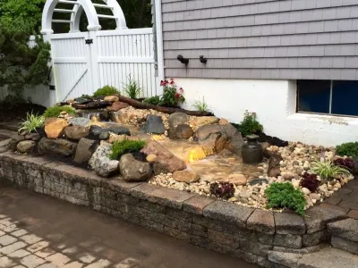 Sound Shore Pond - Landscape Construction in Wading River, NY