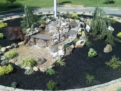Sound Shore Pond - Landscape Construction in Wading River, NY