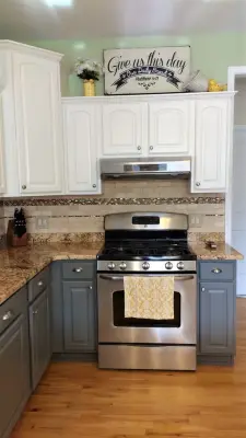 Gray and White Kitchen — Interior Design & Decorating project by Your Space