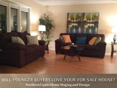 Do Younger Buyers Have an Affinity for Your For-Sale Home? — Interior Design & Decorating project by Northern Lights Home Staging And Design