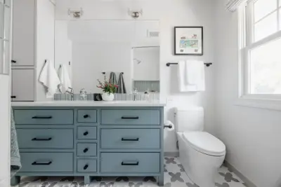 Windsor Children's Restroom — Interior Design & Decorating project by Kari Campbell Interiors
