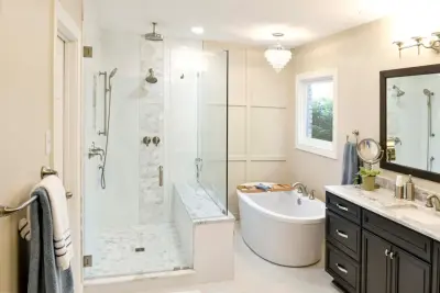 Wolfsprings Bathroom Remodel — Interior Design & Decorating project by Living Spaces Design Group