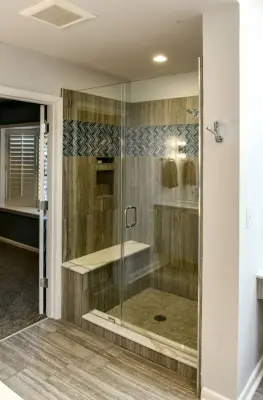 Wynnewood Primary Bathroom — Interior Design & Decorating project by Living Spaces Design Group