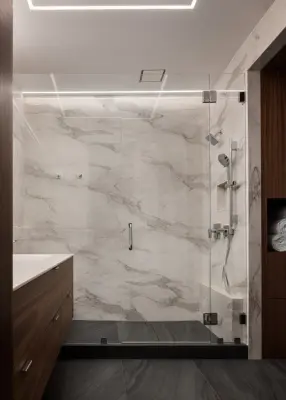 Wallstreet Residence | Contemporary Bathroom Upgrade by Herron + Partners