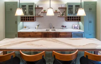 Walnut Cellar Bar by RDM Architecture