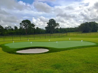 Putting Greens — Landscape Construction project by Southwest Greens Of Florida in Jupiter