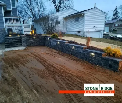 Stone Ridge Landscaping Inc. - Retaining Wall Construction in Goshen, IN