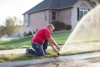 Irrigation — Landscape Construction project by Stork Landscaping LLC in Cape Girardeau