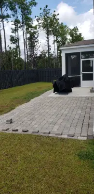 Paver Expansion — Driveway Repair & Paving project by Southern Shores Hardscape/Paver Design