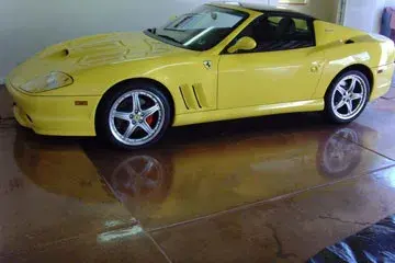 Resin-Coated Garage Flooring — Driveway Repair & Paving project by Dreamcoat Flooring LLC