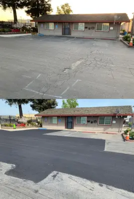 Fix alligator cracks using Type 2 Slurry Seal — Driveway Repair & Paving project by California Asphalt Sealcoat