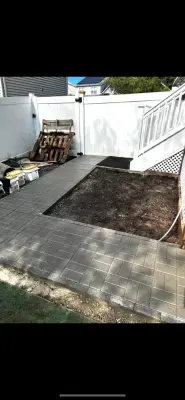 outdoor space project — Driveway Repair & Paving project by IronEdge Paving And Masonry