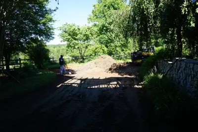 Circular Asphalt Driveway Installation (Campobello SC) — Driveway Repair & Paving project by Deal Asphalt Inc