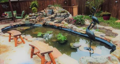 Sublime Water Gardens - Landscape Construction in Flower Mound, TX