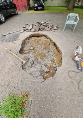 asphalt repair project — Driveway Repair & Paving project by IronEdge Paving And Masonry