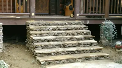 Stone Hearth Fireplace — Driveway Repair & Paving project by Matrix Concrete Systems, LLC