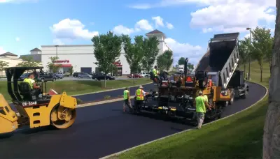 Paving Asphalt in Alhambra, CA by Sanders Bricks