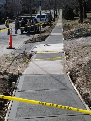 Cincinnati Sidewalk Initiative 2014 — Driveway Repair & Paving project by Addis & Barrett Concrete