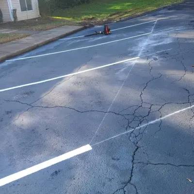 Finished Projects — Driveway Repair & Paving project by Martinez Sealcoating And Painting