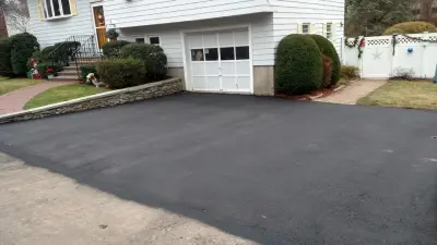 Burlington MA Driveways — Driveway Repair & Paving project by AJ Proia & Son Asphalt Paving