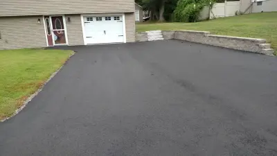 Wilmington MA Driveways — Driveway Repair & Paving project by AJ Proia & Son Asphalt Paving