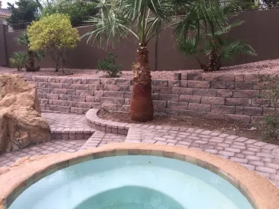Pool Deck — Landscape Construction project by Sunny Landscaping