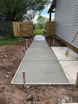 Franklin Sidewalk Extension — Driveway Repair & Paving project by AAA Concrete Inc