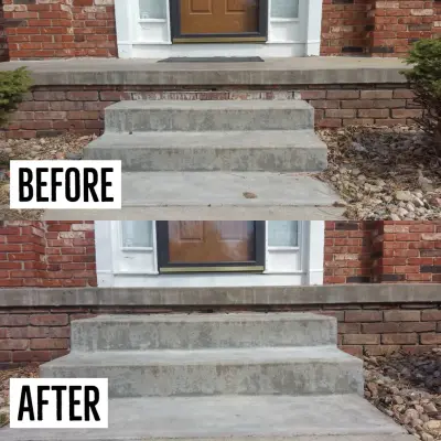 Entryway Steps — Driveway Repair & Paving project by ConcreteMedic