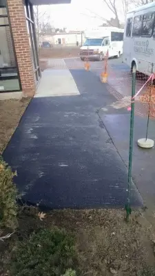 Warm Gap Sealing and Repair — Driveway Repair & Paving project by Prestige Sealcoating & Striping LLC